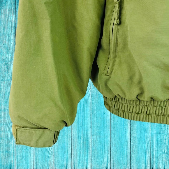 Cabelas Hooded & Stained Green Dad Jacket L - Picture 3 of 14